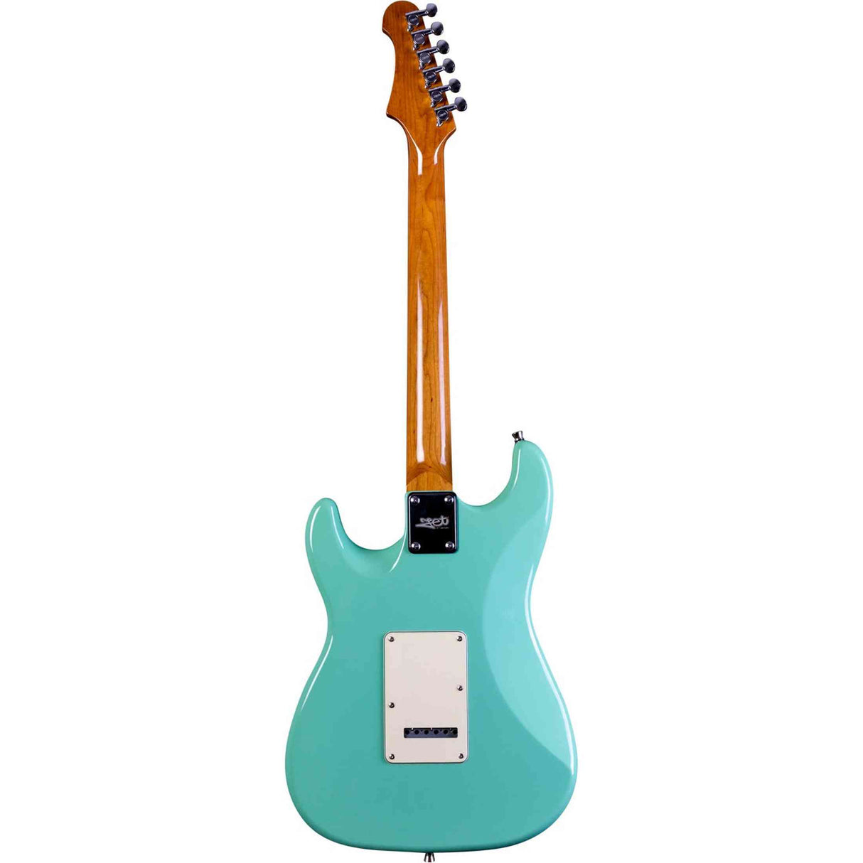 JET JS-300 SFG S-style Elektrische Gitaar SSS Tremolo Roasted Maple Toets Seafoam Green