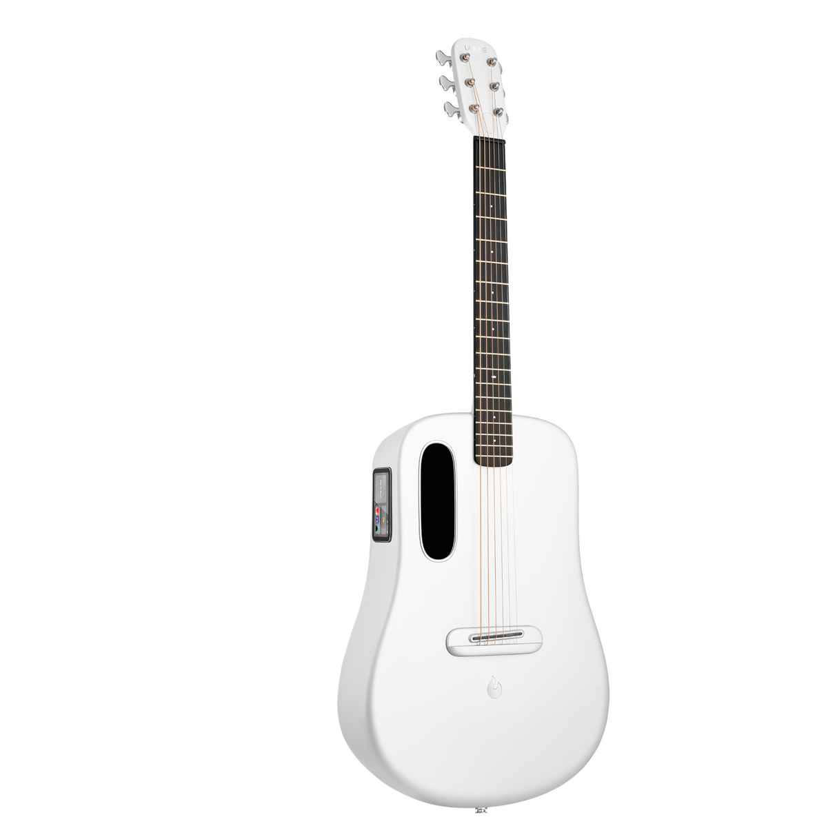 LAVA ME 4 Carbon 36" White – Smart Gitaar met SHARC-processor, FreeBoost™ & Space Bag