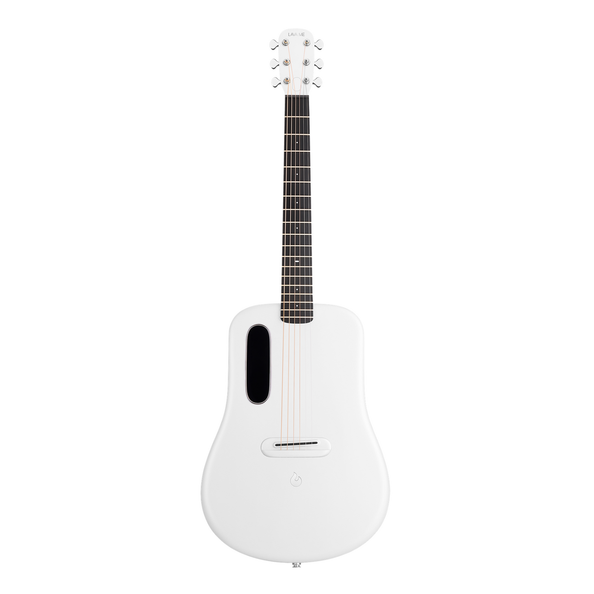 LAVA ME 4 Carbon 36" White – Smart Gitaar met SHARC-processor, FreeBoost™ & Airflow Tas