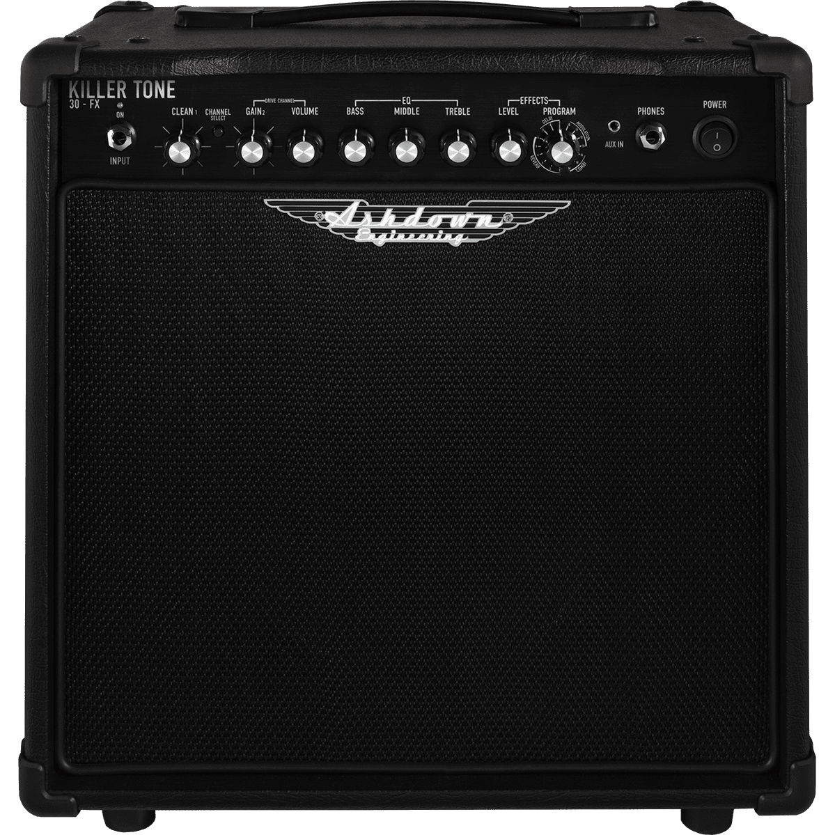 Ashdown KT-30FX Gitaar Combo Versterker 30W met 16 Effecten en 10" Speaker – Zwart