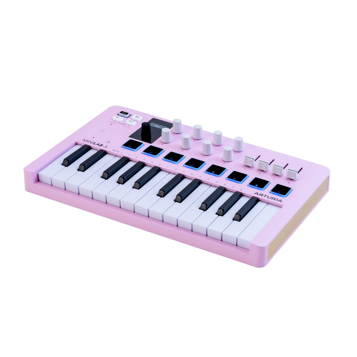 Arturia MiniLab 3 Rose Quartz 25-Tasten MIDI-Controller mit Pads und USB-C