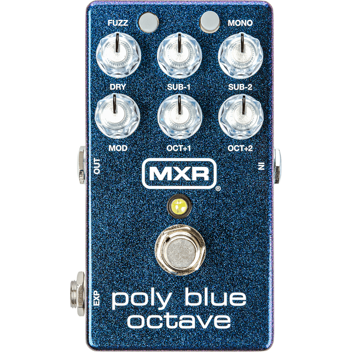MXR M306 Poly Blue Octave – Blauw, Octaver met 4 Effecten en Expressie-ondersteuning