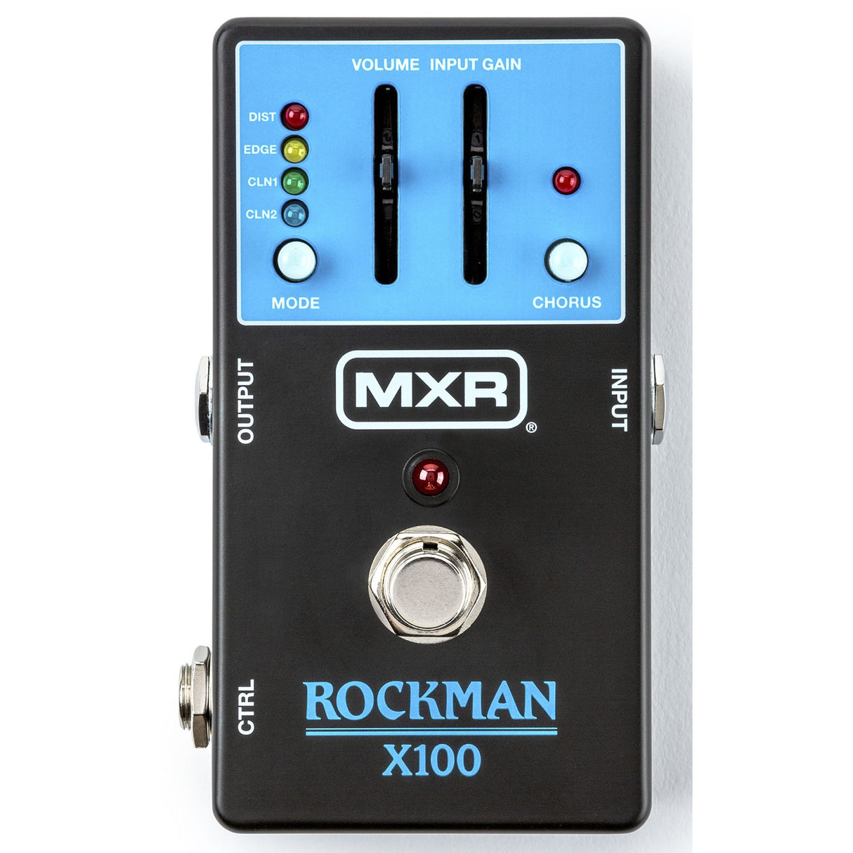 MXR MX100 Rockman X100 – Analoog Tone Processor Pedaal, 4 Presets, Chorus en True Bypass