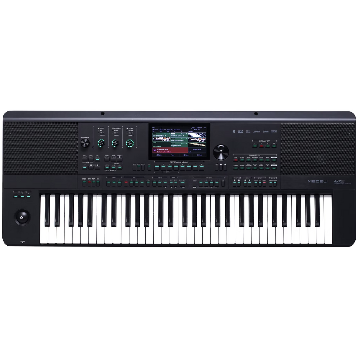 Medeli AKX10S Arranger Pro Series Digital Workstation 7'' touchscreen