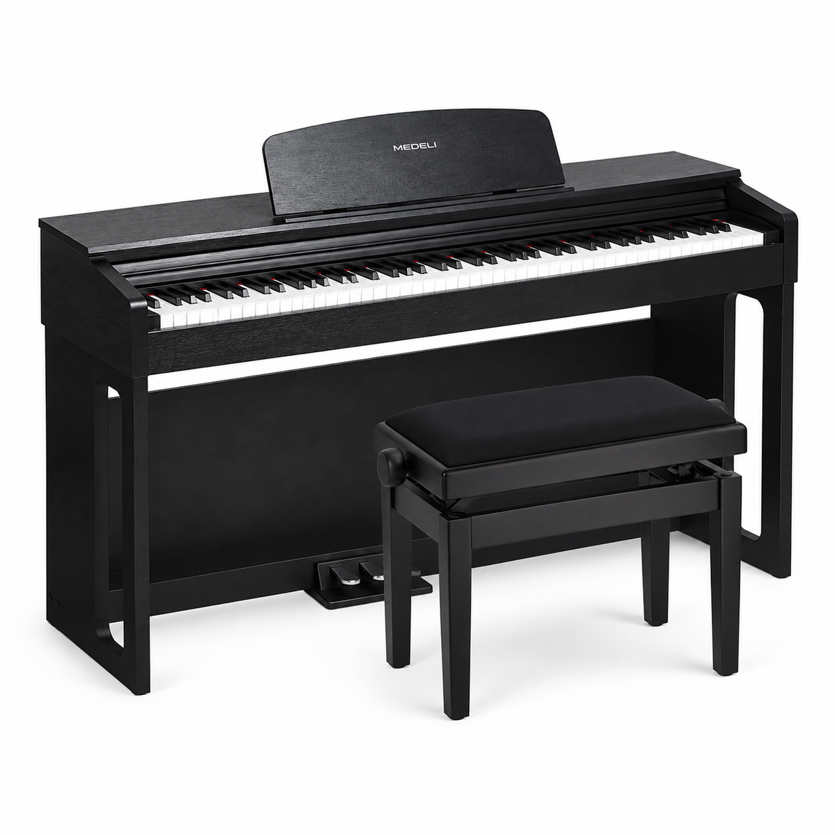 Medeli UP82/BK Educational Series Digitale Piano met Kruk