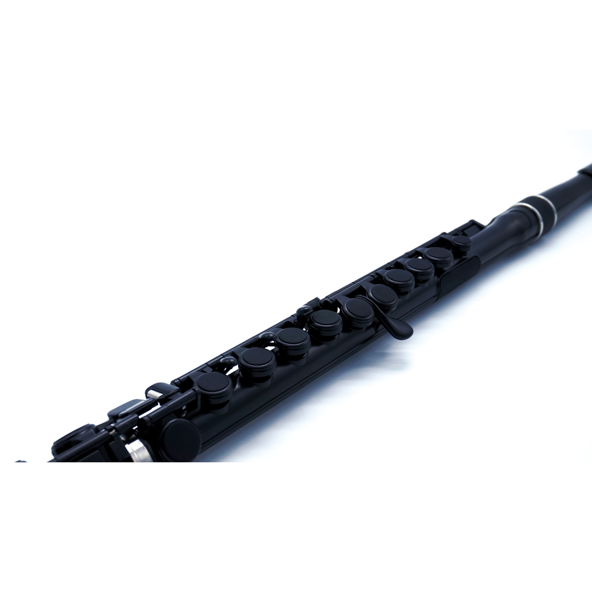 NUVO SF230BK Student Flute 2.0 – C-stemming, 255 g, zwart, incl. blokfluitkopstuk en etui