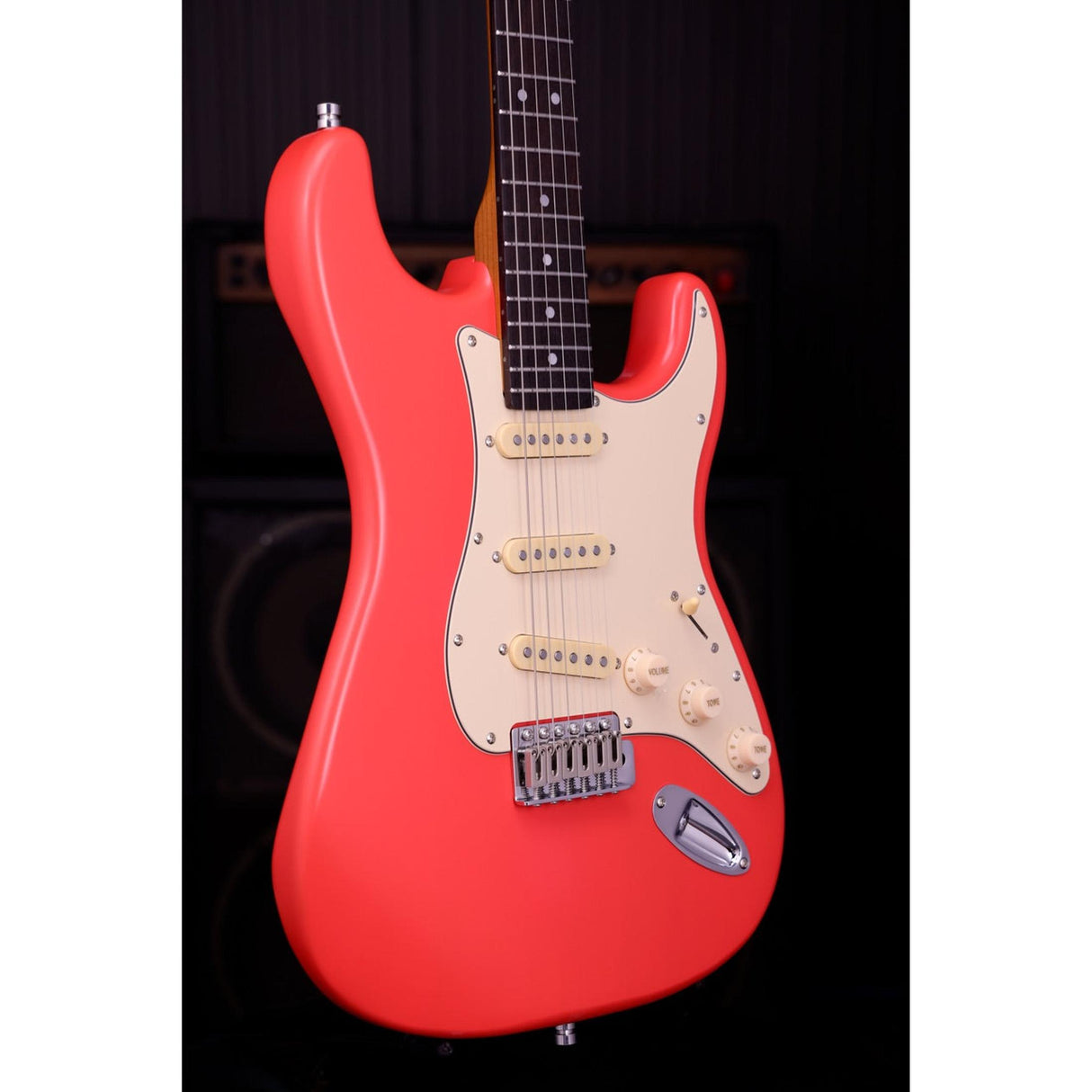 Patina PS-3 FRD S-Style SSS - Aged Fiesta Red Nitro