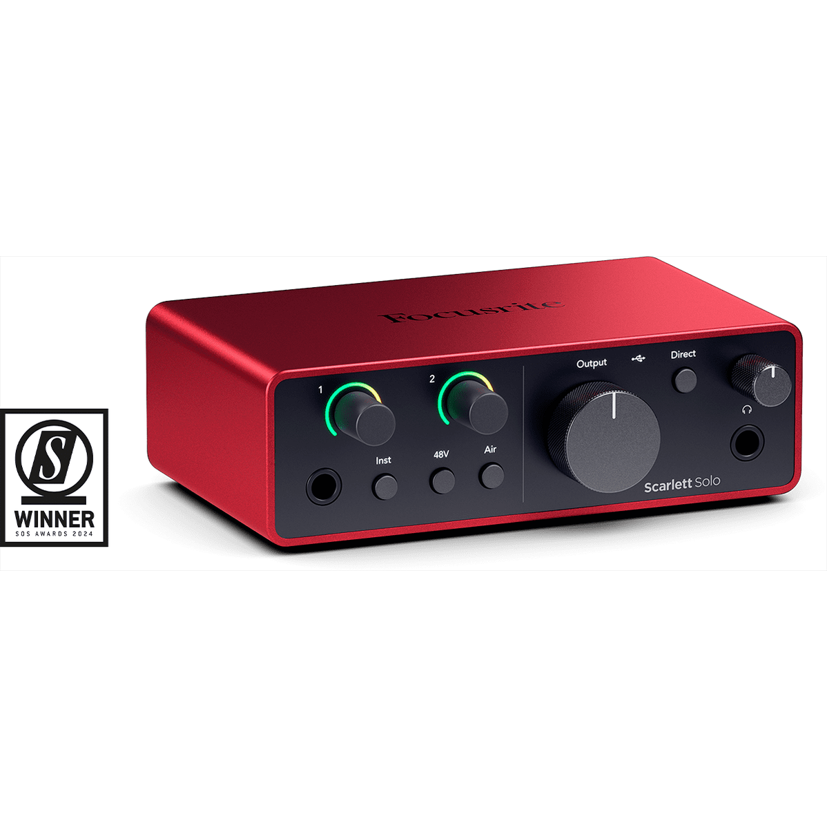 Focusrite Scarlett 4 Solo – Professionele USB-C Audio Interface 24-bit / 192 kHz