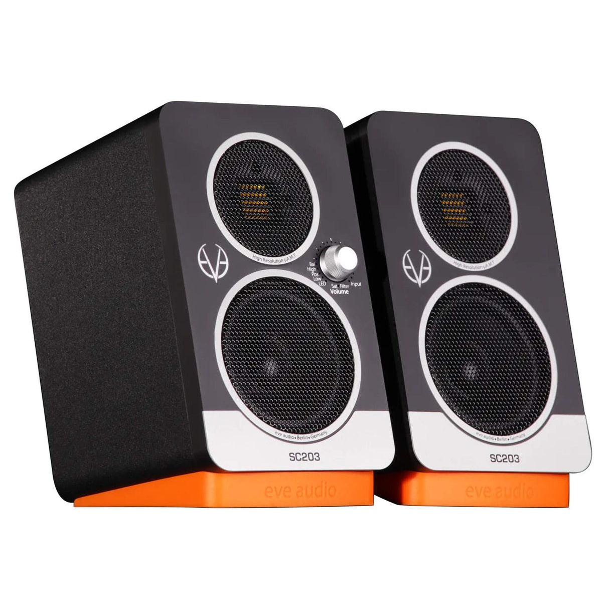EVE Audio SC203 Stereo Speakerset 3 inch, 62 Hz–21 kHz, 94 dB, DSP SMART-knob