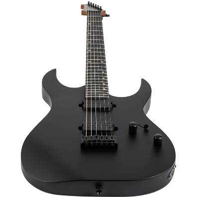 Spira Guitars S-400 MBK Satin Black elektrische gitaar