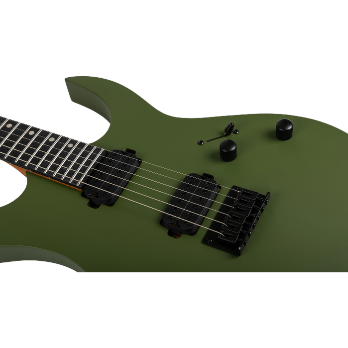 Spira Guitars S-400 MGR Satin Dark Green elektrische gitaar