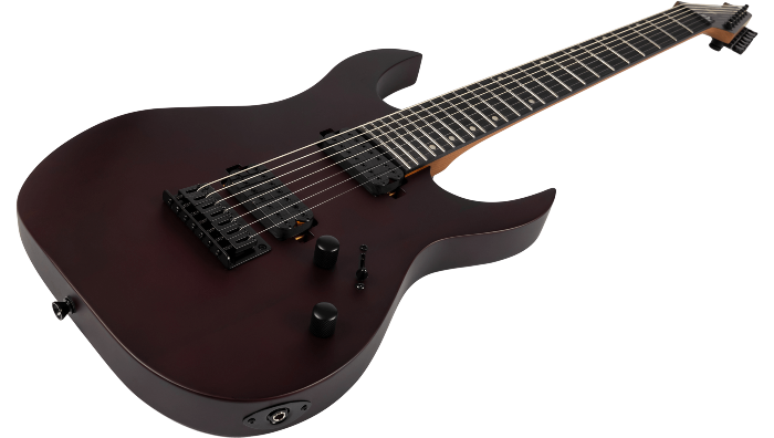 Spira Guitars S-407 MWR Satin Wine red elektrische gitaar
