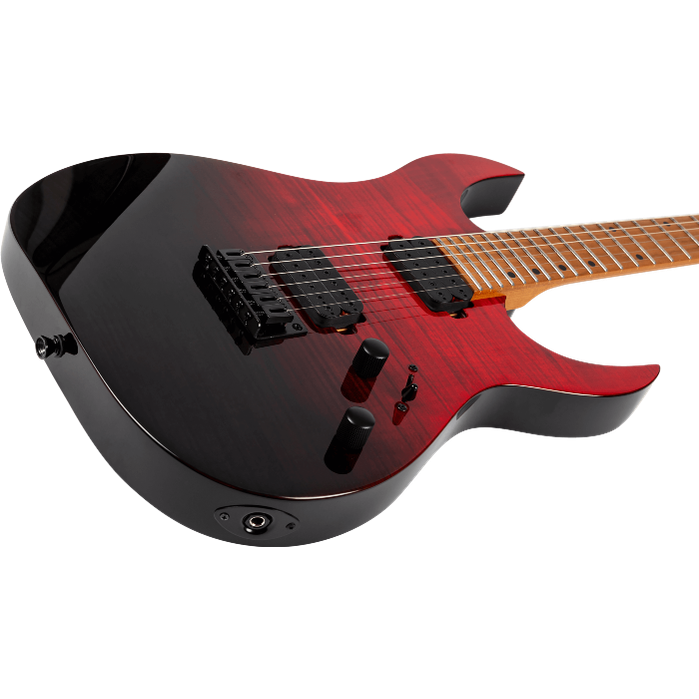 Spira Guitars S-450 TRD Transparent Red elektrische gitaar