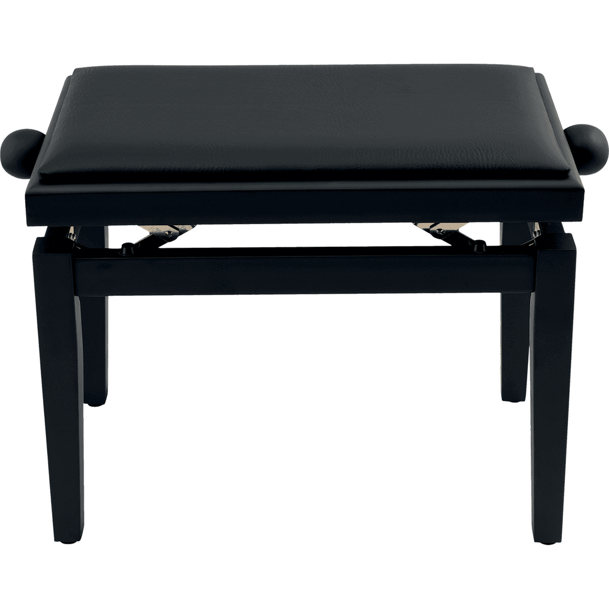 QUIKLOK PB100BKS Piano Bank – Verstelbaar 480-570 mm, Kunstleren Zitting, Mat Zwart