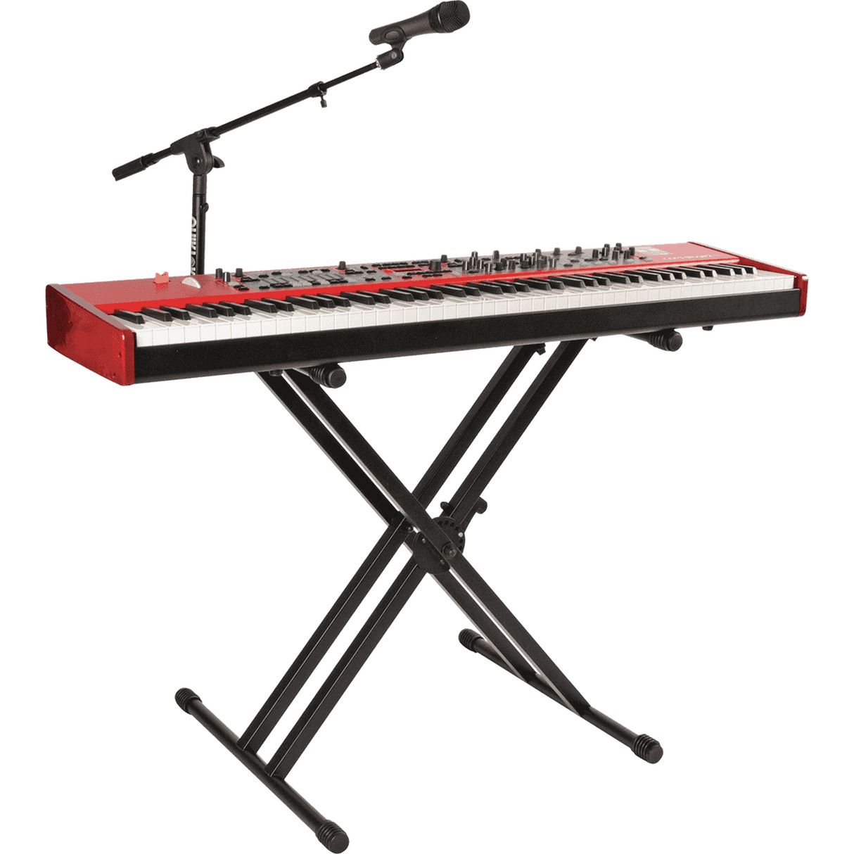 QUIKLOK QL746 Pro Keyboardstandaard – Grote Dubbele X, Verstelbaar, max. 117 kg