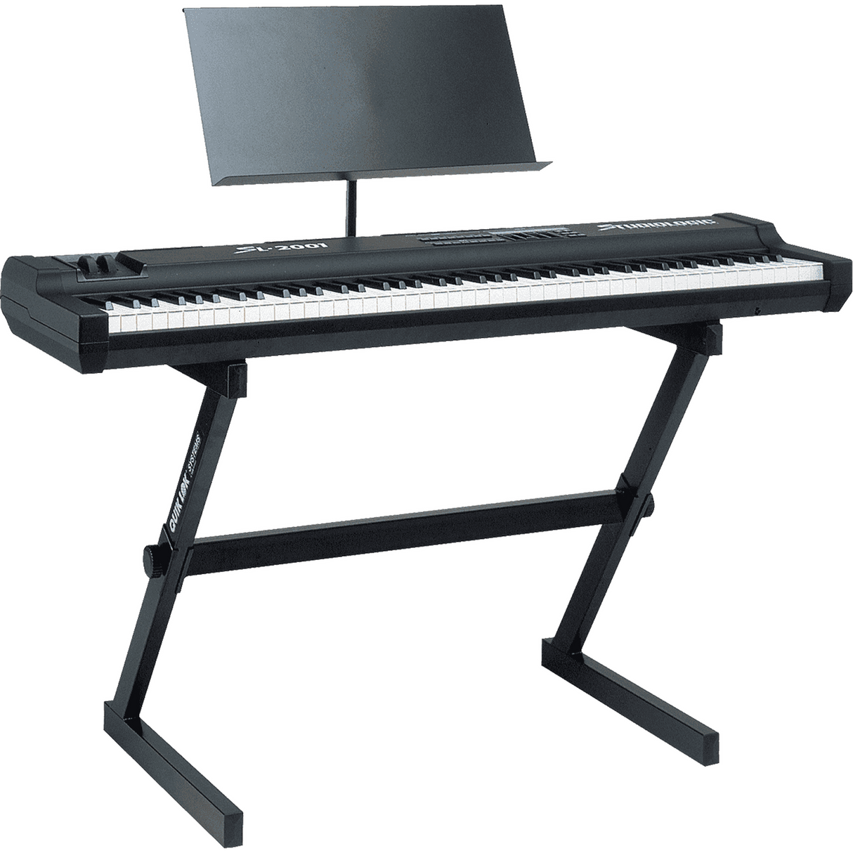 QUIKLOK Z729 Lessenaar extensie – Voor Z-serie Keyboardstandaards, Verstelbaar, Zwart