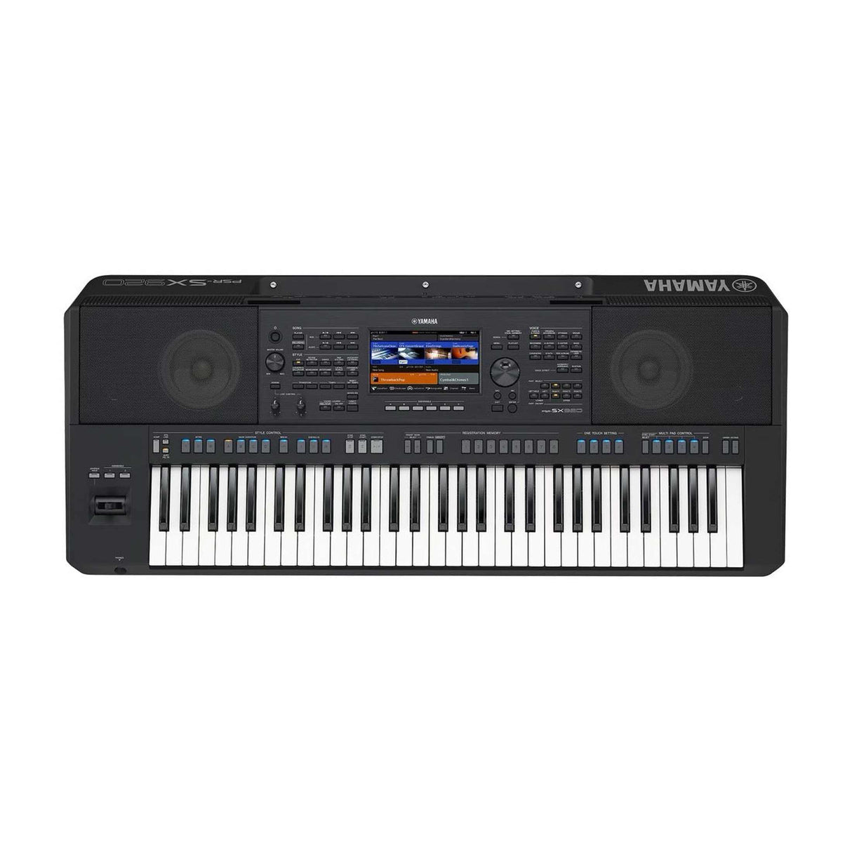 Yamaha PSR-SX920 61 Toetsen, 1587 Sounds, 575 Styles, Bluetooth, 7 Inch Touchscreen