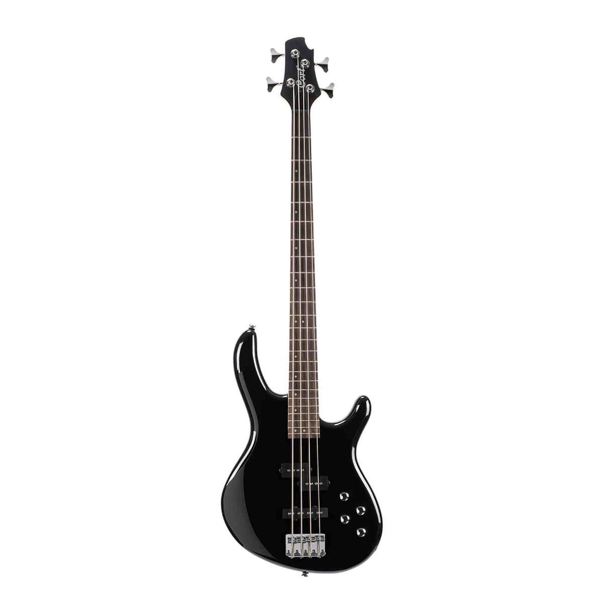Cort Action Bass Plus BK basgitaar 4-snarig met actieve 2-band EQ en PJ pickups