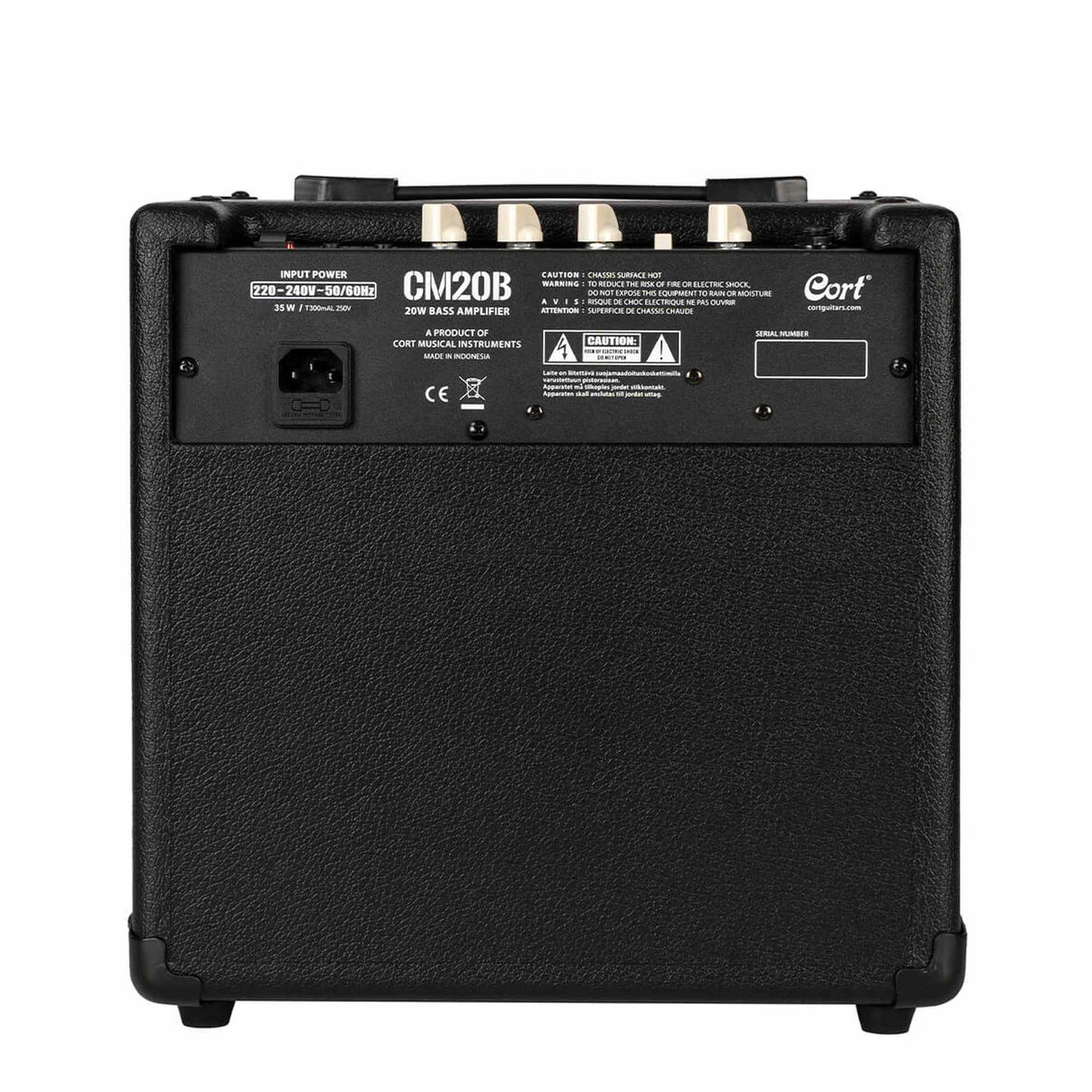 Cort CM20B Basgitaarversterker 20W met 8 inch Speaker