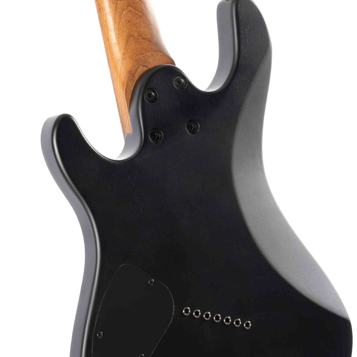 Cort KX307 Multi Scale OPBK 7-Snarige Elektrische Gitaar Mahonie Roasted Maple Open Pore Black