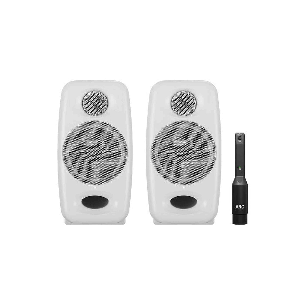 IK Multimedia iLoud Micro Monitor Pro White Stereo Set Actieve 3 Inch Studio Monitors met ARC Correctie