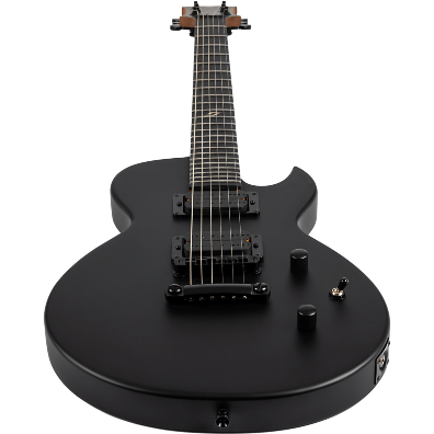 Spira Guitars L-400 MBK Satin Black elektrische gitaar