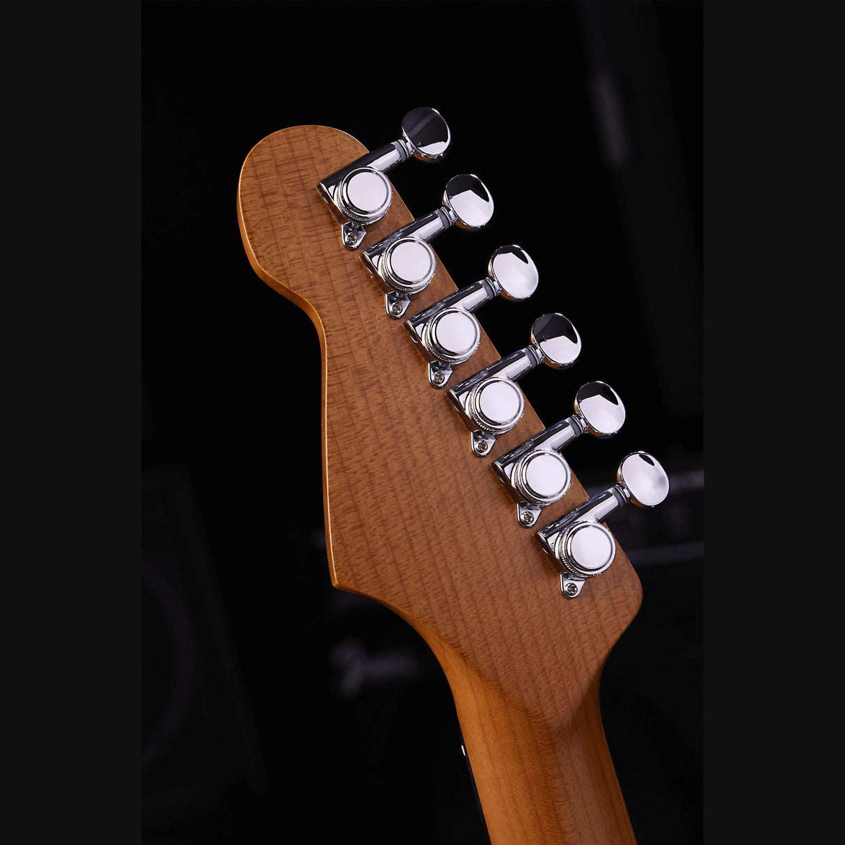 Patina PS-3 SGR S-style Elektrische Gitaar SSS Alnico V Nitro Paulownia Body Roasted Maple Hals Sherwood Green