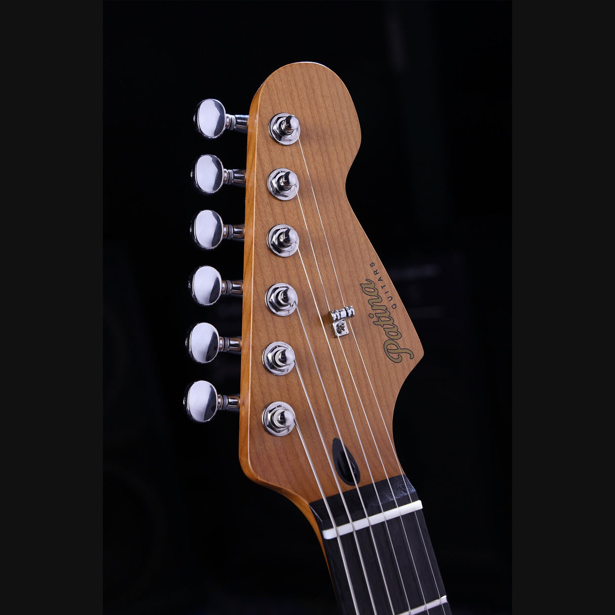 Patina PS-7 LPB R S-style Elektrische Gitaar HSS Alnico V Nitro Relic Paulownia Body Roasted Maple Hals Lake Placid Blue