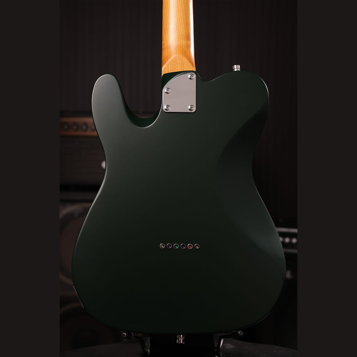 Patina PT-3 SGR T-style Elektrische Gitaar SS Alnico V Nitro Paulownia Body Roasted Maple Hals Sherwood Green
