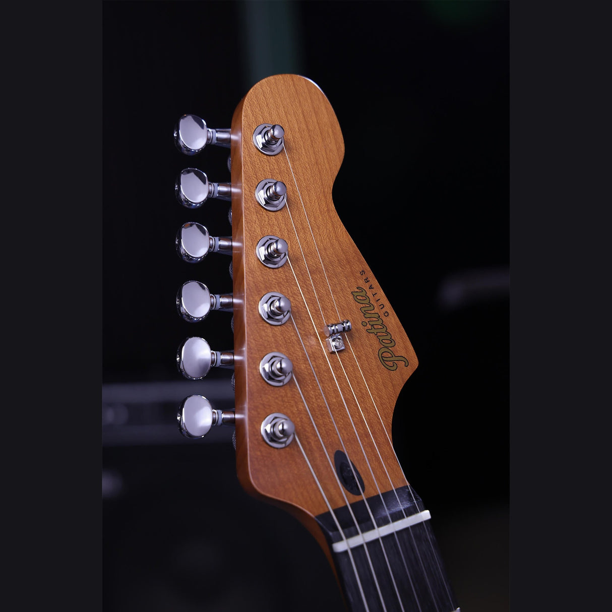 Patina PT-6 SGR R T-style Elektrische Gitaar SS Alnico V Nitro Relic Paulownia Body Roasted Maple Hals Sherwood Green