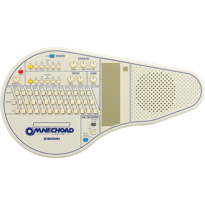 Suzuki Omnichord OM-108 Synthesizer Set – Met Gigbag, Adapter en Draagriem
