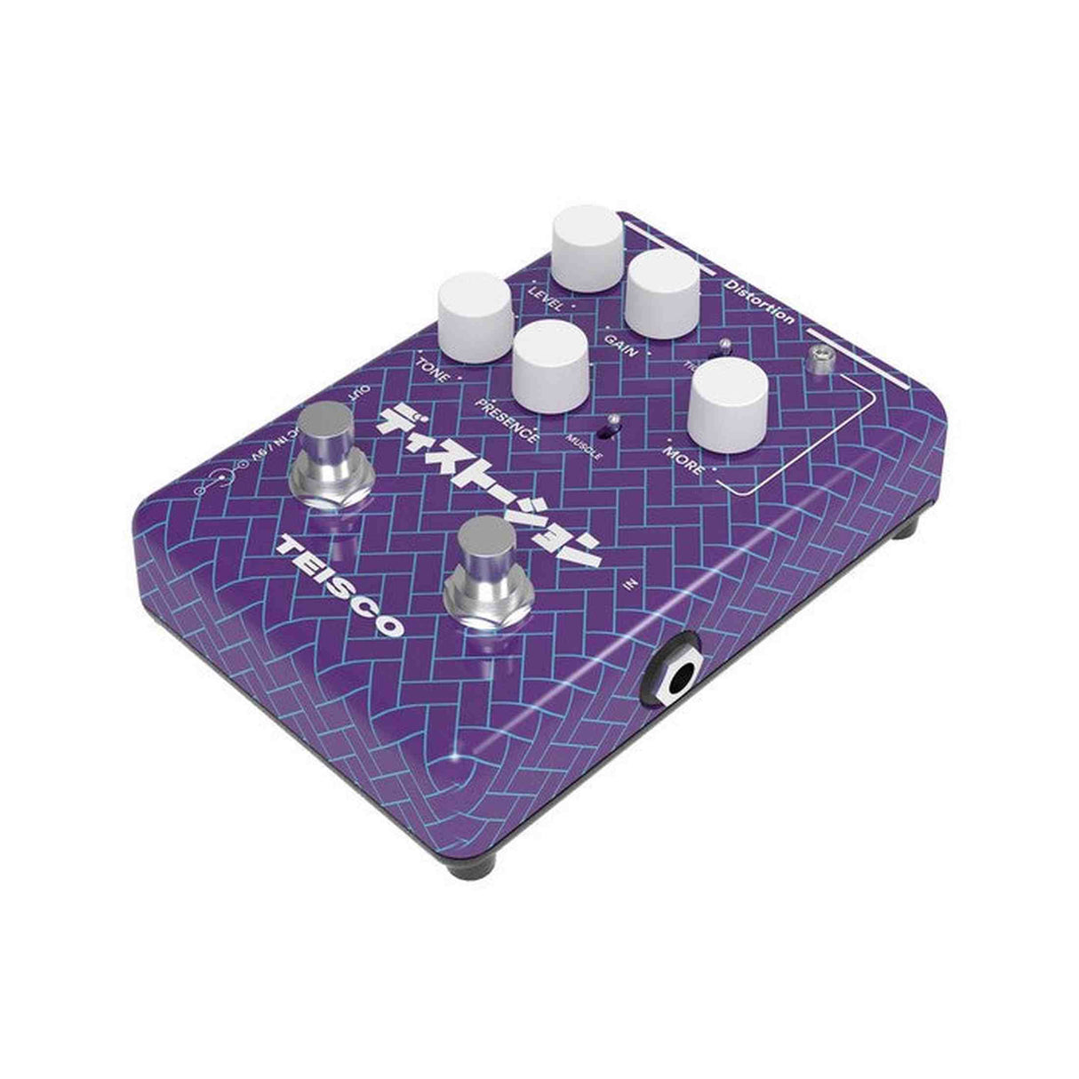 Teisco Distortion Tweekanaals distortion met Britse klank, boost en extra gainstage
