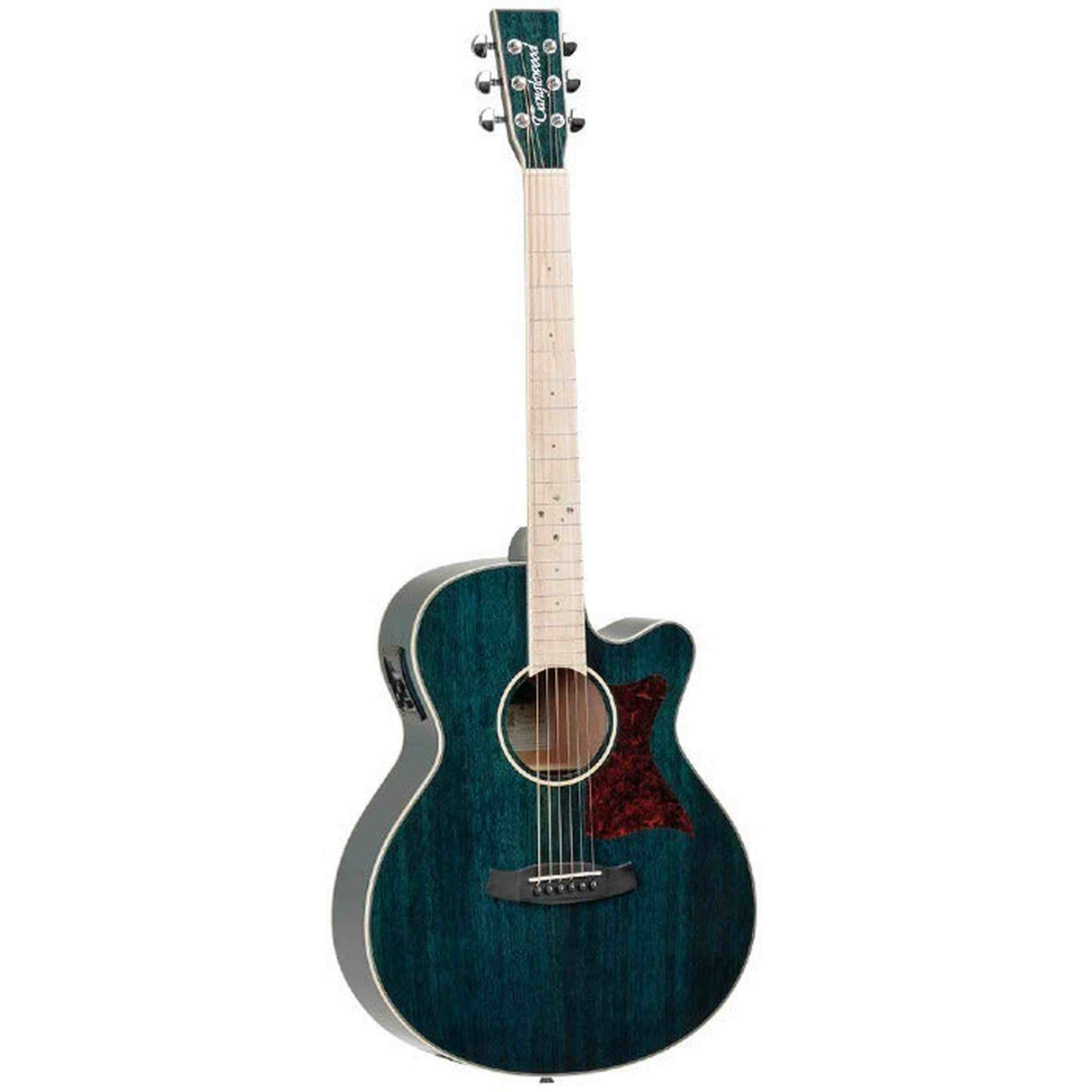 Tanglewood Winterleaf Blonde 4 CE BL A Super Folk Cutaway Elektro-Akoestische Gitaar Solid Mahogany Aqua Gloss