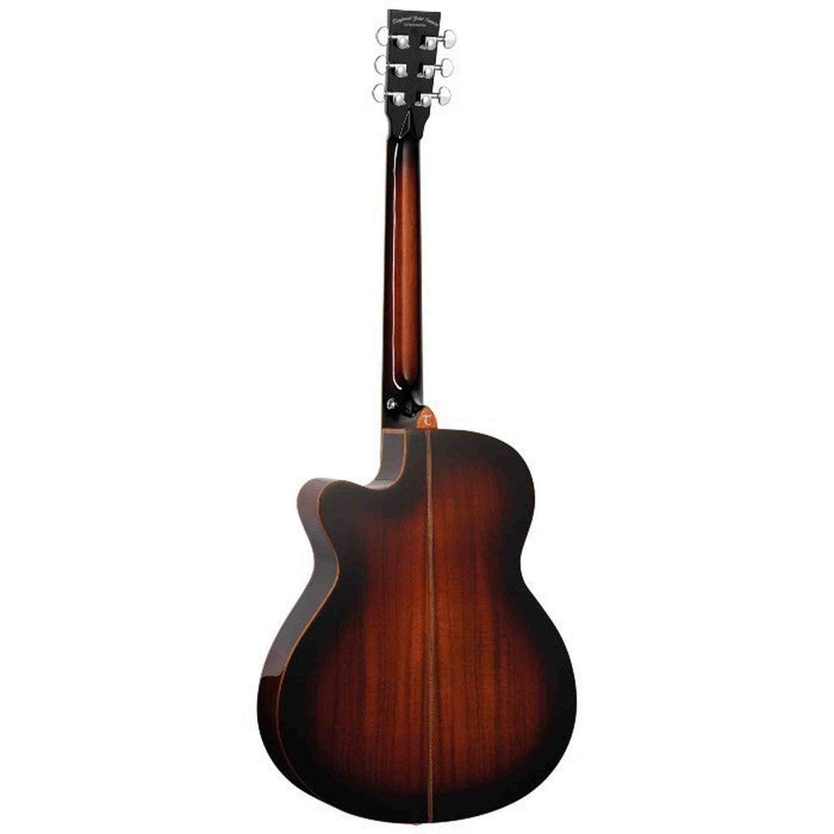 Tanglewood Winterleaf TW4 CE KOA Super Folk Cutaway Elektro-Akoestische Gitaar Solid Mahogany Koa Autumn Burst Gloss