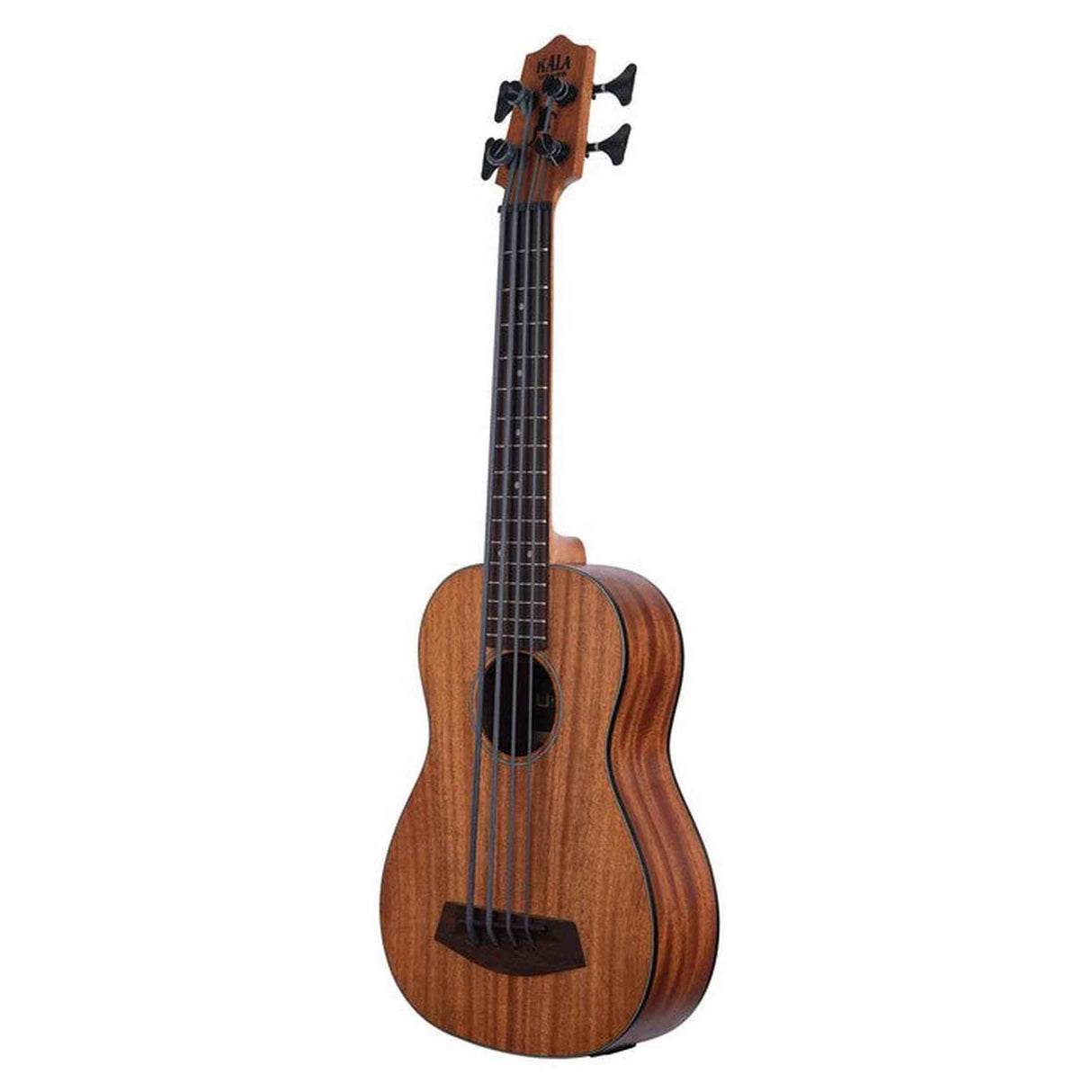 Kala Striped Ebony U•BASS® bas ukulele – Gestreept Ebben, Fishman EQ, Hipshot Tuners en Gigbag