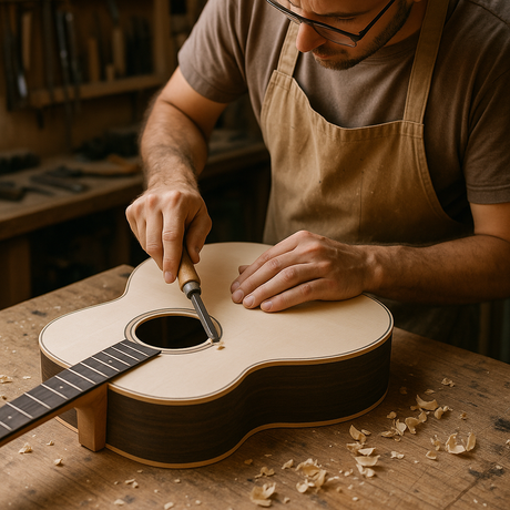 Zelf een gitaar bouwen en waar begin je?