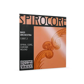 Thomastik Infeld THS-3887-3 double bass string D-2 1/2 string length 96-97cm , spiral core, chrome