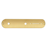 Boston CP-TE-AG control plate, 32x160mm, Teaser, 9,5mm holes for inch pots, gold