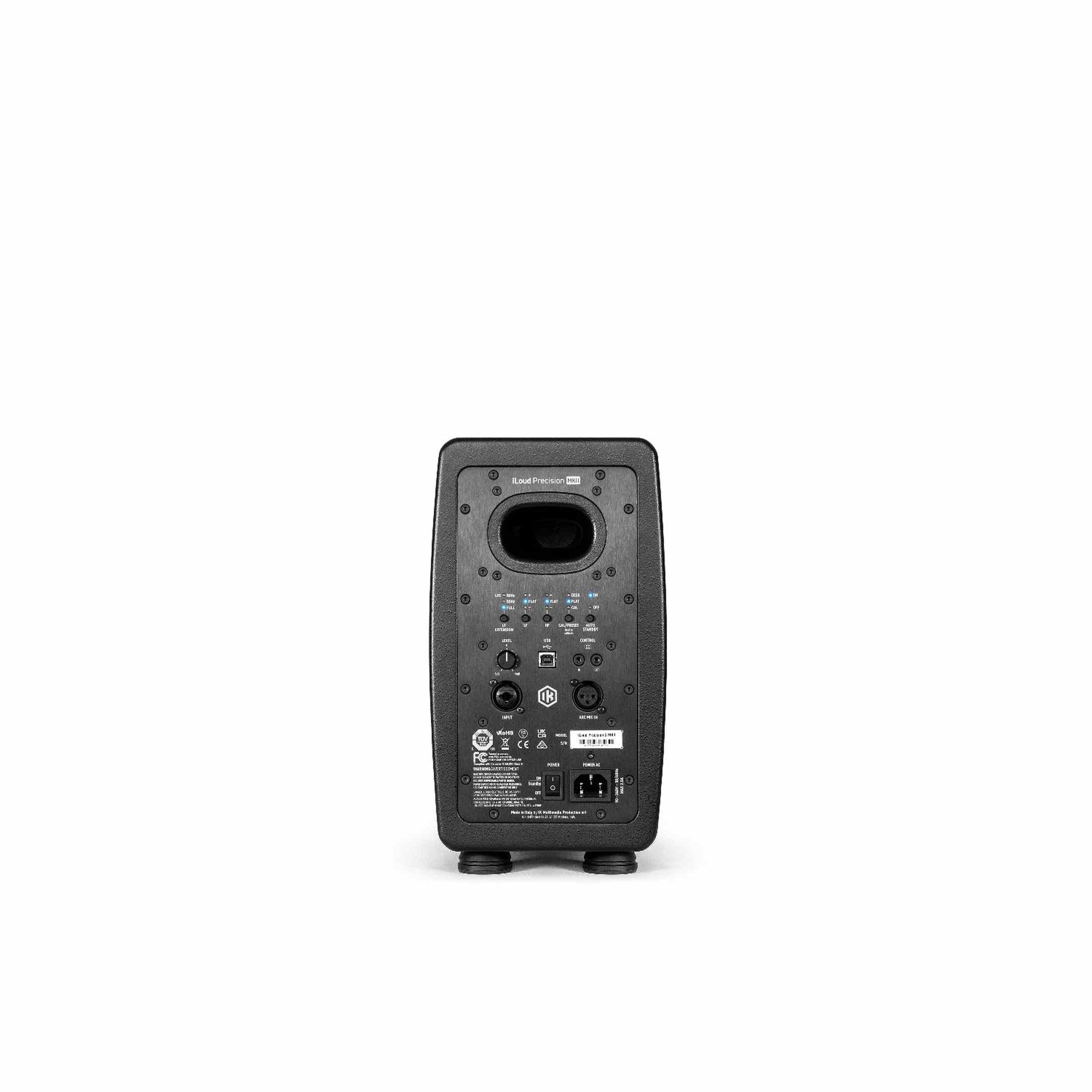 IK Multimedia iLoud Precision 5 MKII Zwart Actieve Studio Monitor 5 Inch met DSP en ARC Room Correction