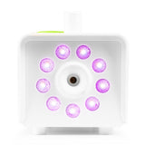Fuzzix F509LW Party Rookmachine – 500W White Edition met 9x RGB LED’s en Draadloze Afstandsbediening