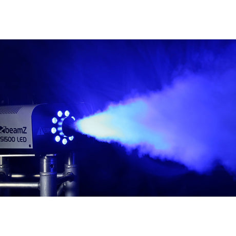 beamZ S1500LED Rookmachine 1500W met 9x 3W RGB LED en DMX-sturing