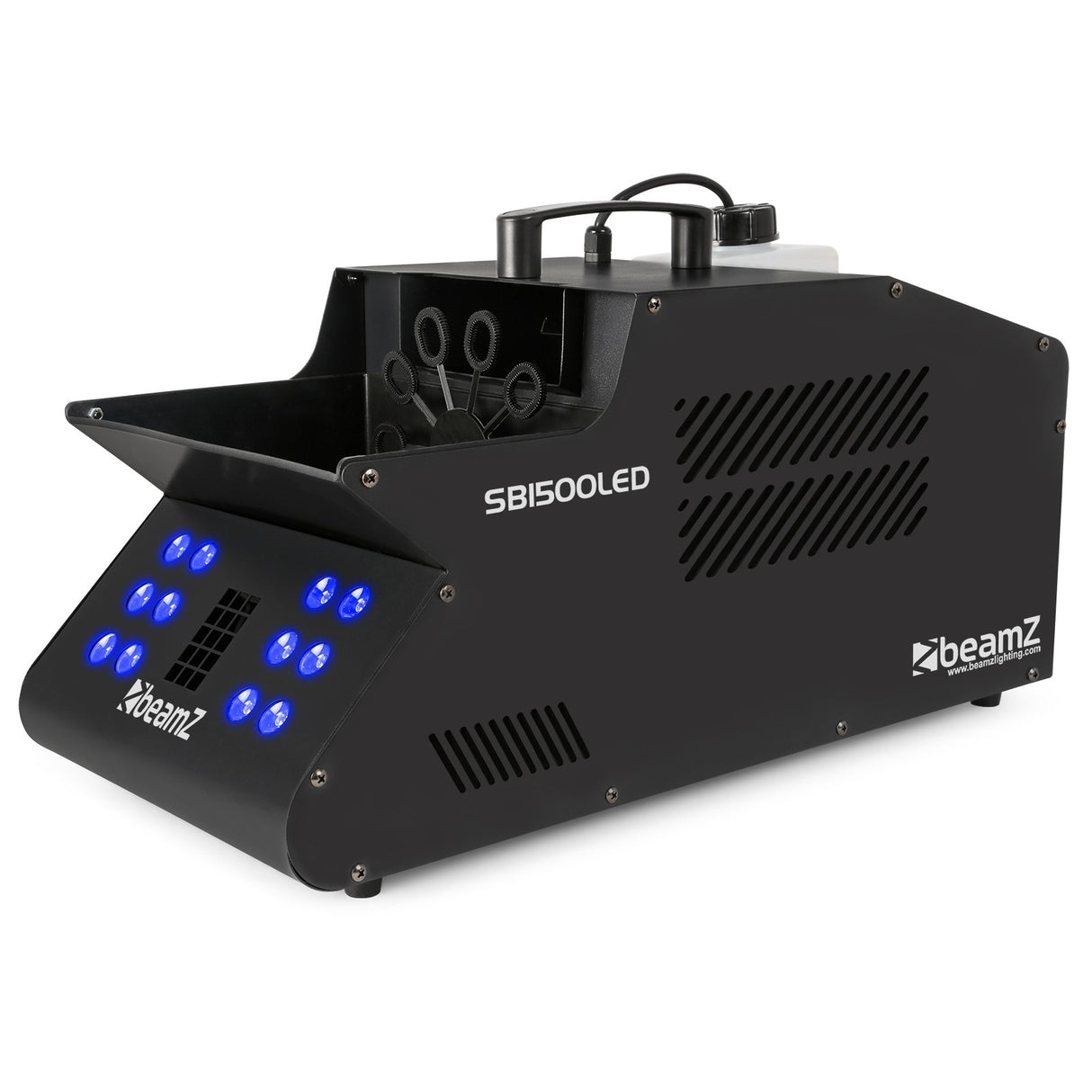 beamZ SB1500LED Rook- & Bellenblaasmachine 1500W met RGB LED’s en DMX