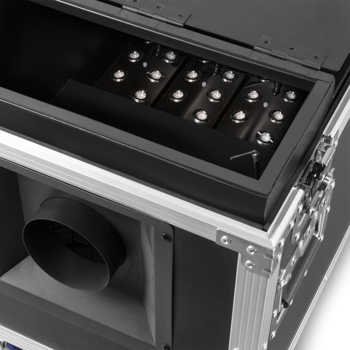 beamZ LF3000 Compacte Low Fog Machine – Ultrasoon Systeem met DMX en Flightcase