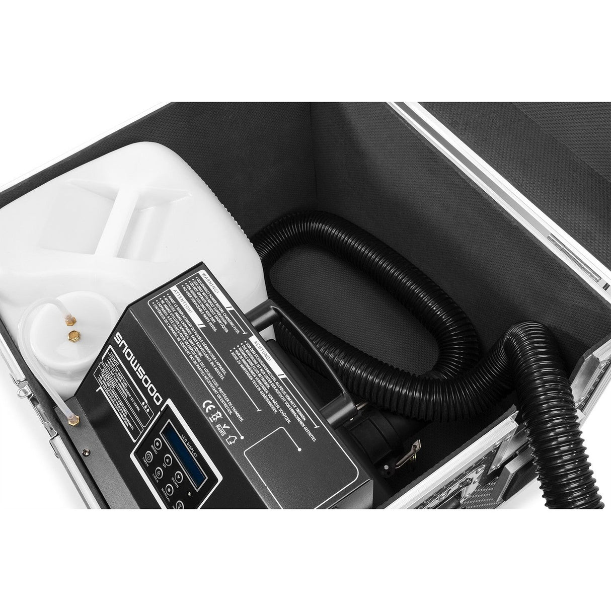 beamZ Pro SNOW 5000 Professionele Hoogvolume Sneeuwmachine met DMX – 20L Tank