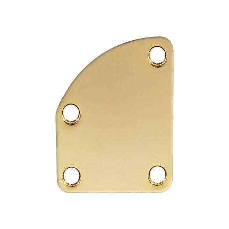 Boston NP-76-G neck mounting plate, 64,5x51,4mm, for contoured body heel, gold