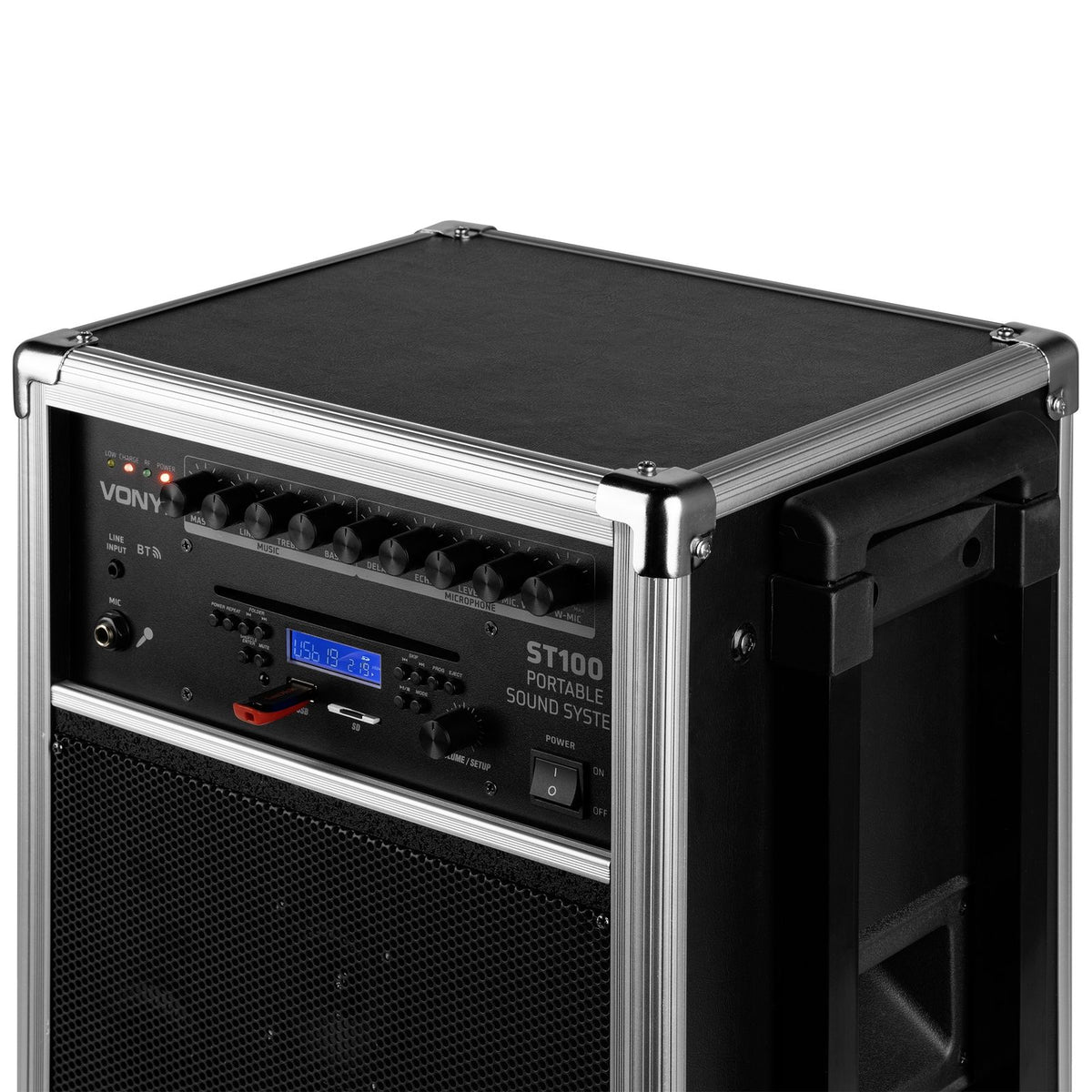 Vonyx ST100 MK2 Draagbaar geluidssysteem 8" BT/CD/MP3/UHF
