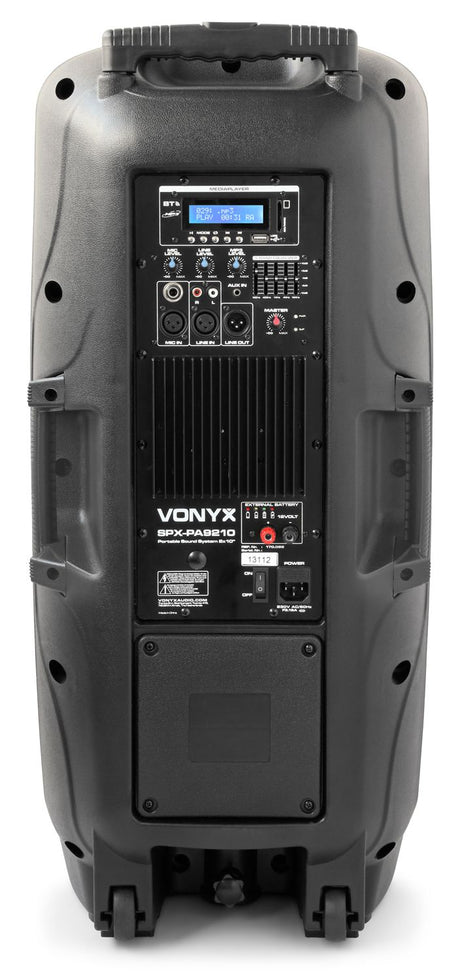 Vonyx SPX-PA9210 Draagbaar geluidssysteem ABS 2x10"
