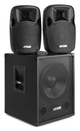MAX MX700 2.1 Actieve Speakerset 700W met 12 inch Subwoofer en 2x 8 inch Tops