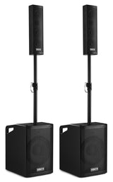 VONYX VX1050BT 1150W 2.2 Actieve Speakerset met Dubbele 12 inch Subwoofers en Bluetooth