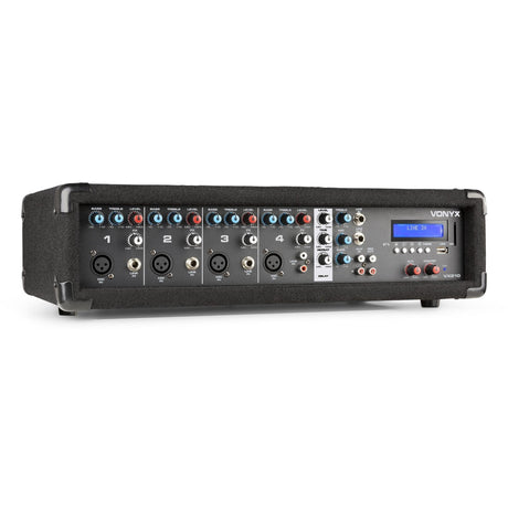 VONYX VX210 Full PA Geluidssysteem 800W met 10 inch Speakers, Mixer en Bluetooth